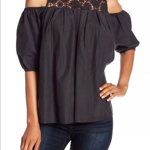 Cold shoulder top